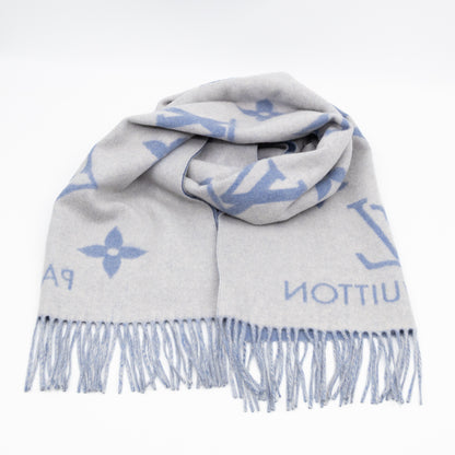 Reykjavik Studded Cashmere Scarf Blue