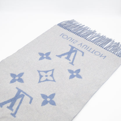Reykjavik Studded Cashmere Scarf Blue