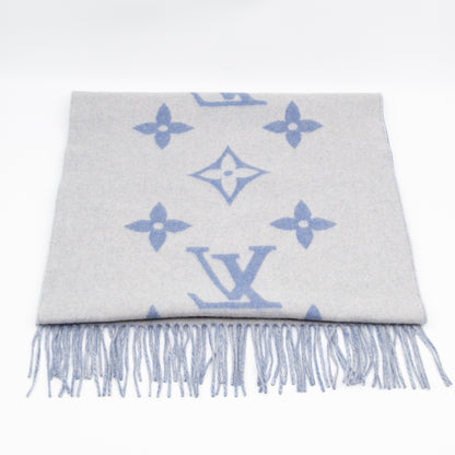 Reykjavik Studded Cashmere Scarf Blue