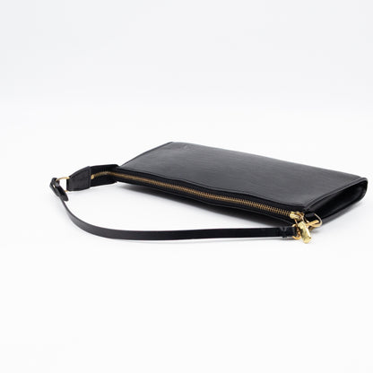 Pochette Accessoires Black Epi Leather