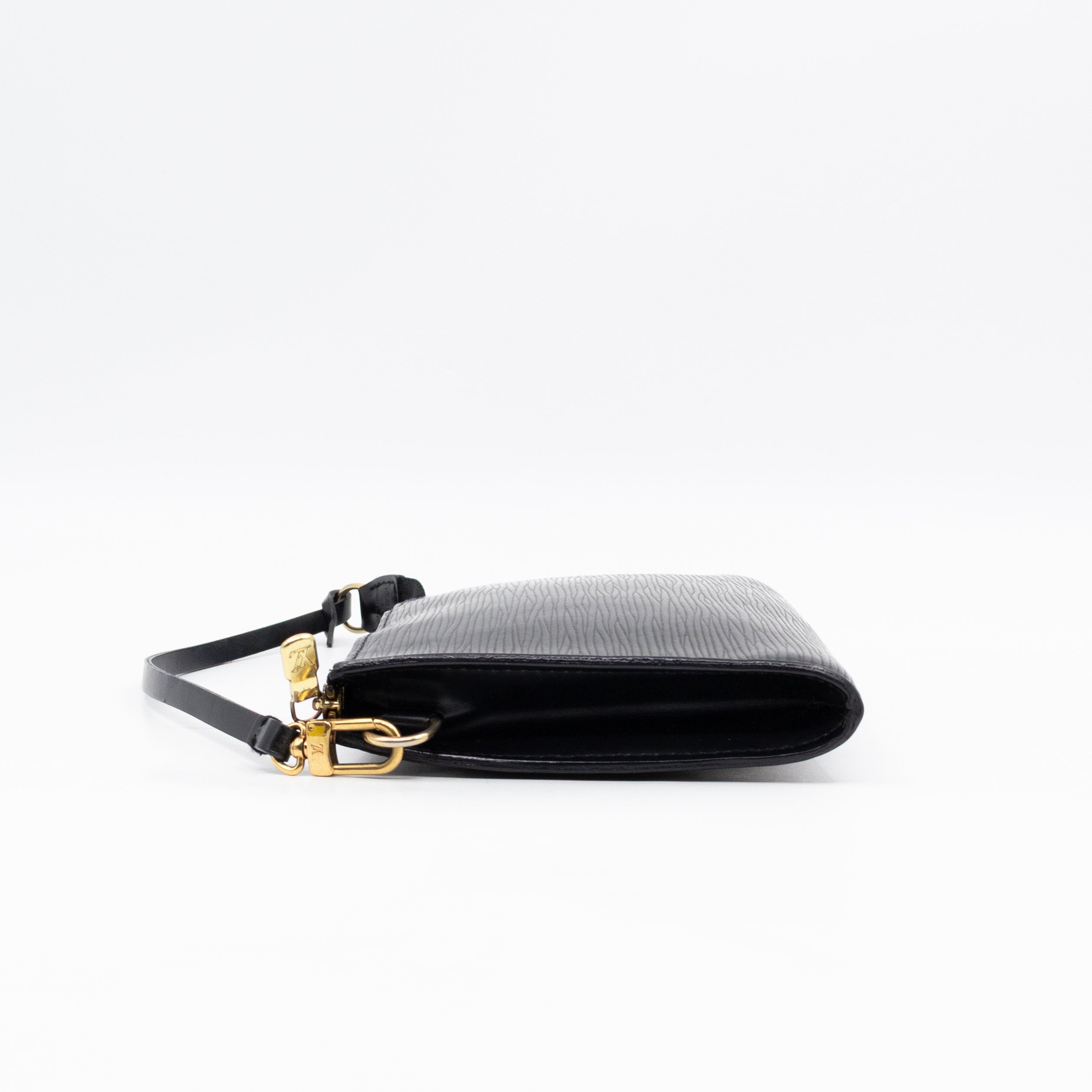 Pochette Accessoires Black Epi Leather