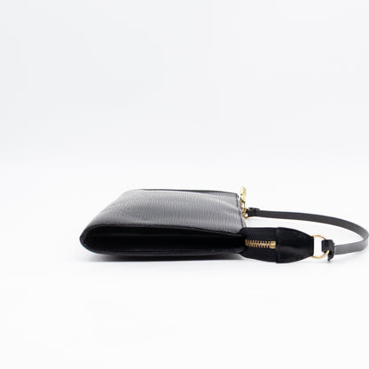 Pochette Accessoires Black Epi Leather