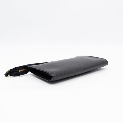 Pochette Accessoires Black Epi Leather