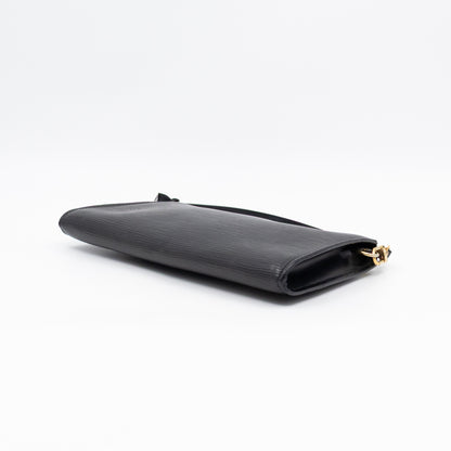 Pochette Accessoires Black Epi Leather