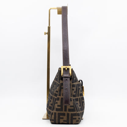 Mamma Baguette Zip Zucca FF Brown Canvas