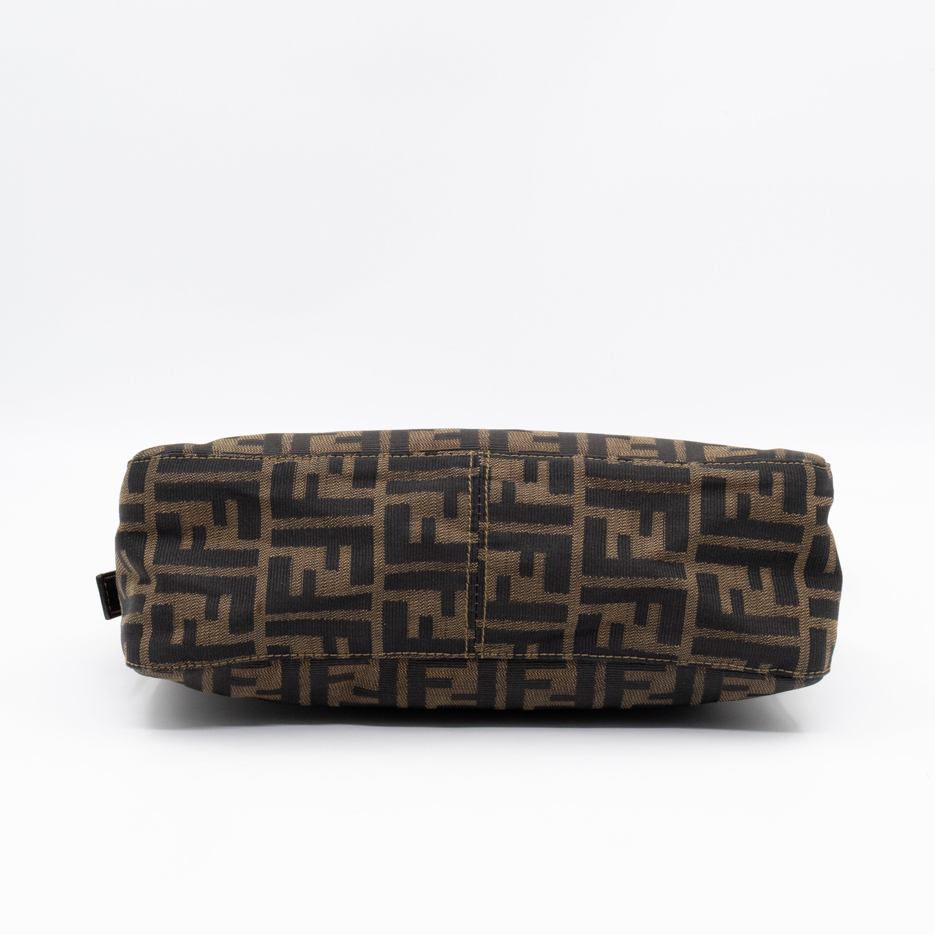 Mamma Baguette Zip Zucca FF Brown Canvas