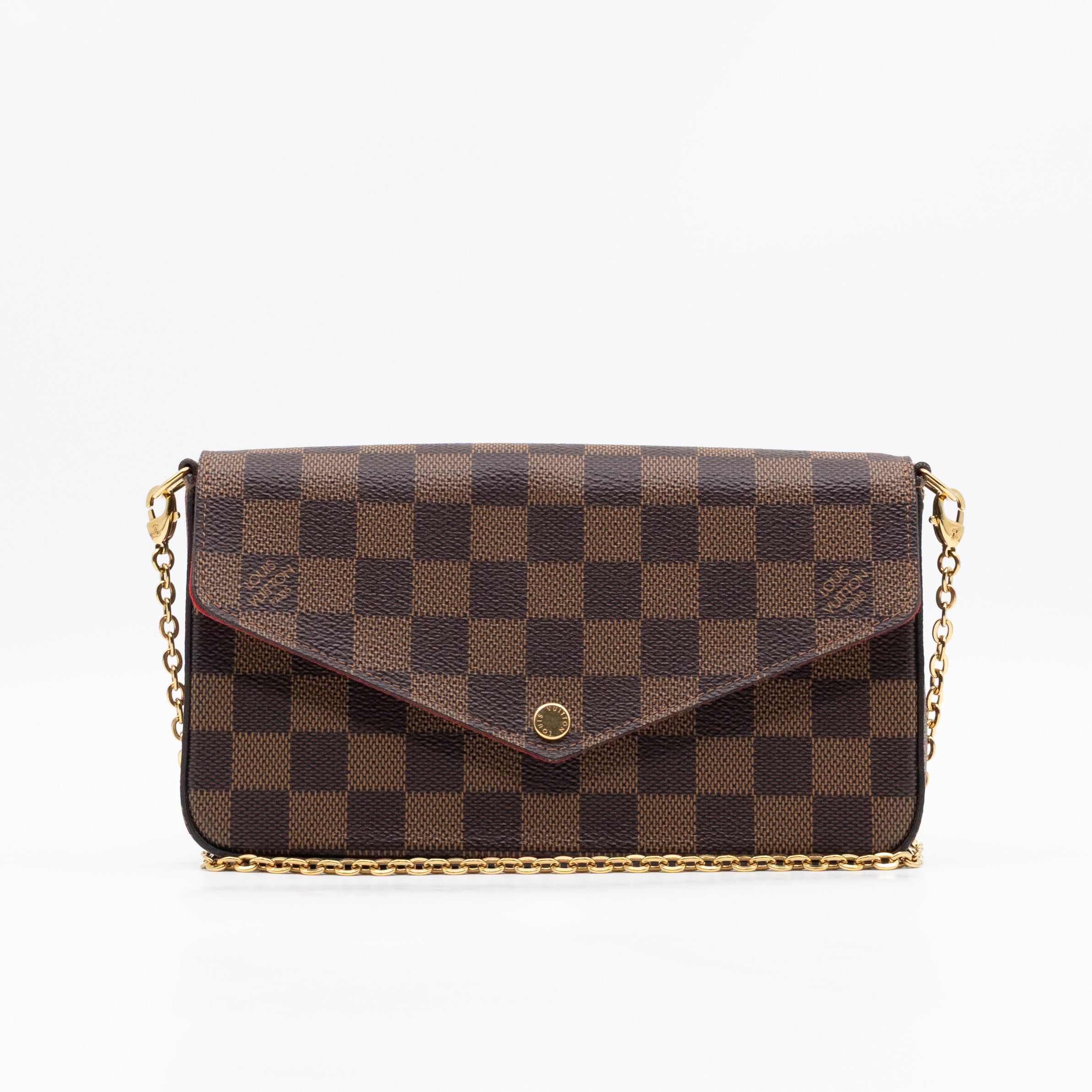 Pochette Felicie Monogram Red