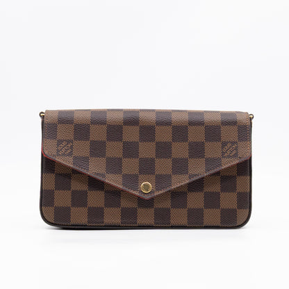 Pochette Felicie Monogram Red