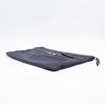 Giant 12 Clip M Clutch Blue Leather