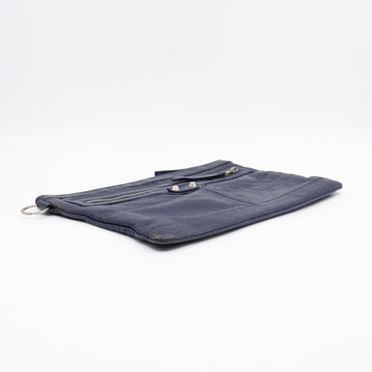 Giant 12 Clip M Clutch Blue Leather