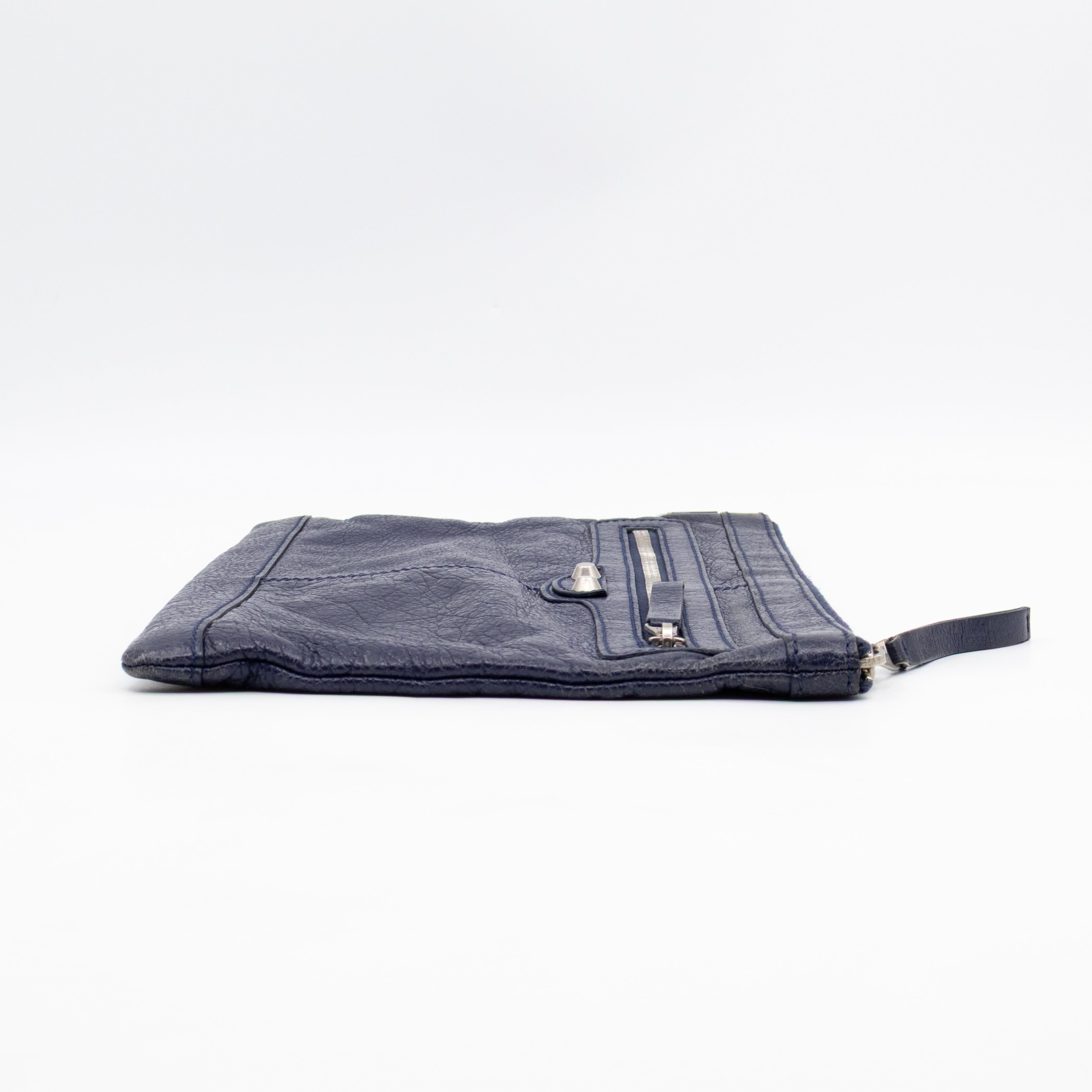 Giant 12 Clip M Clutch Blue Leather