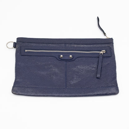 Giant 12 Clip M Clutch Blue Leather