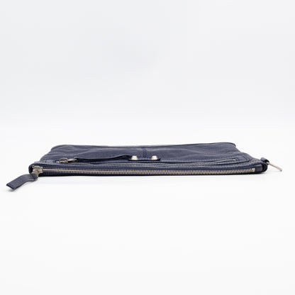 Giant 12 Clip M Clutch Blue Leather
