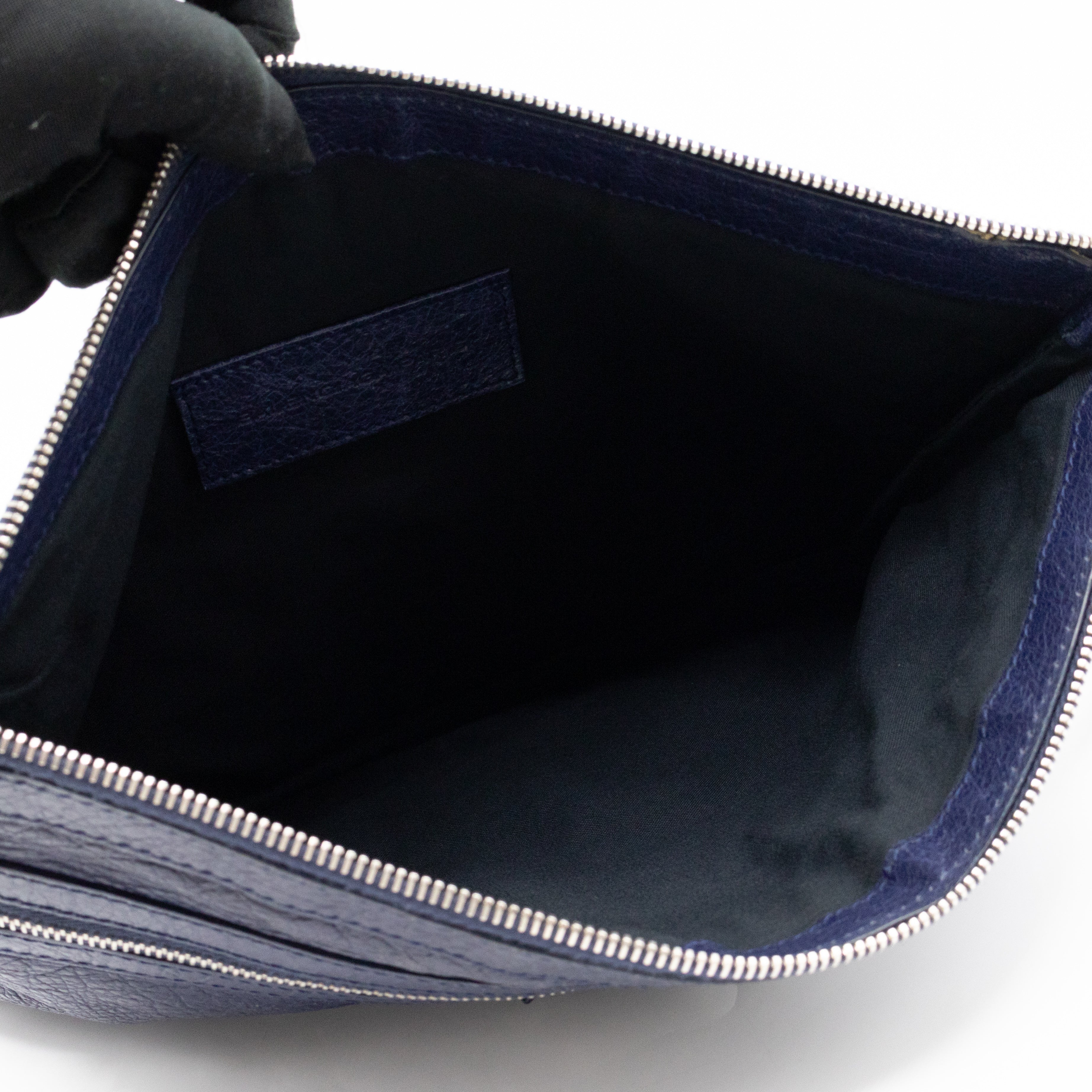 Giant 12 Clip M Clutch Blue Leather