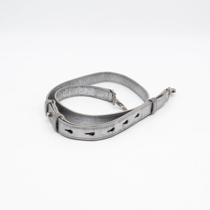 Sac de Jour Nano Silver Metallic Leather