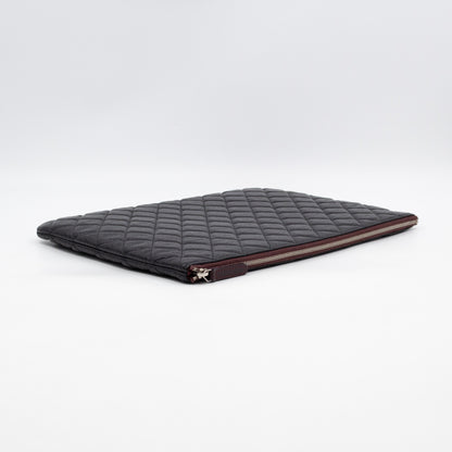 O Case Large Black Caviar Leather