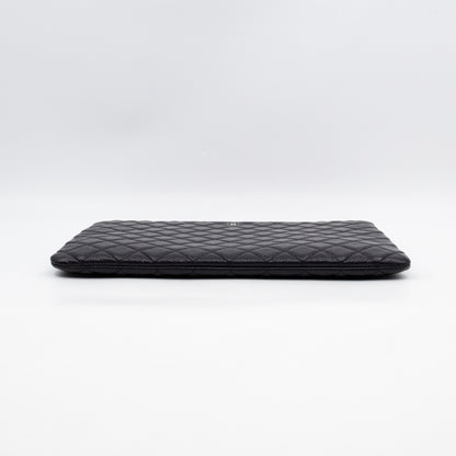O Case Large Black Caviar Leather