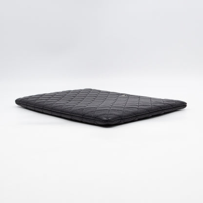 O Case Large Black Caviar Leather