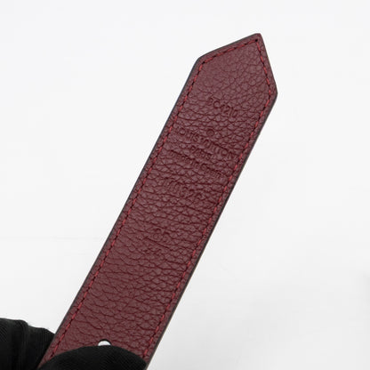 Dauphine Reversible Belt Monogram Cherry Red 85 cm