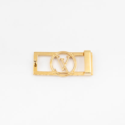 Dauphine Reversible Belt Monogram Cherry Red 85 cm