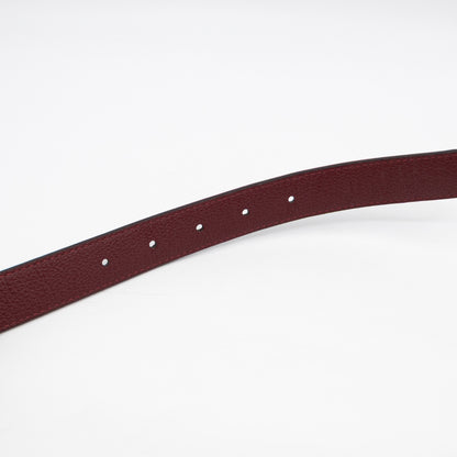 Dauphine Reversible Belt Monogram Cherry Red 85 cm