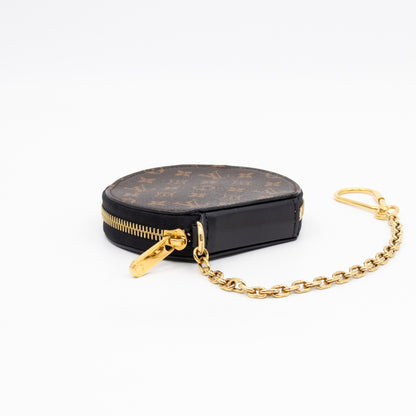 Micro Boite Chapeau Coin Purse Monogram Black