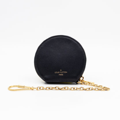Micro Boite Chapeau Coin Purse Monogram Black