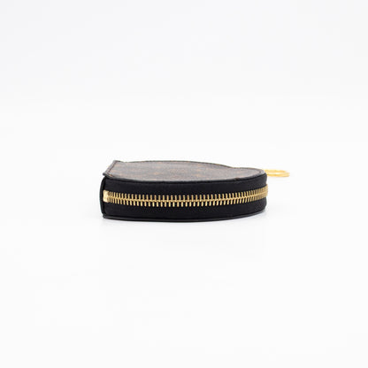 Micro Boite Chapeau Coin Purse Monogram Black