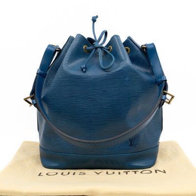 Noe Blue Epi Leather