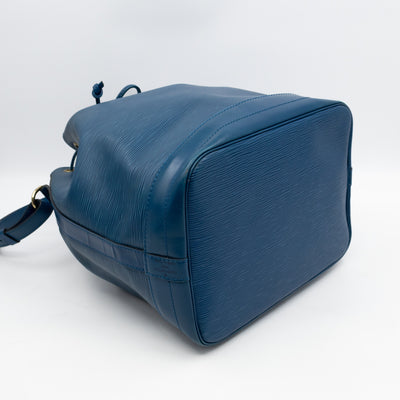 Noe Blue Epi Leather