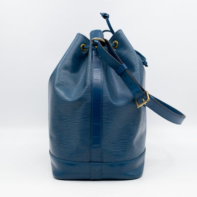 Noe Blue Epi Leather
