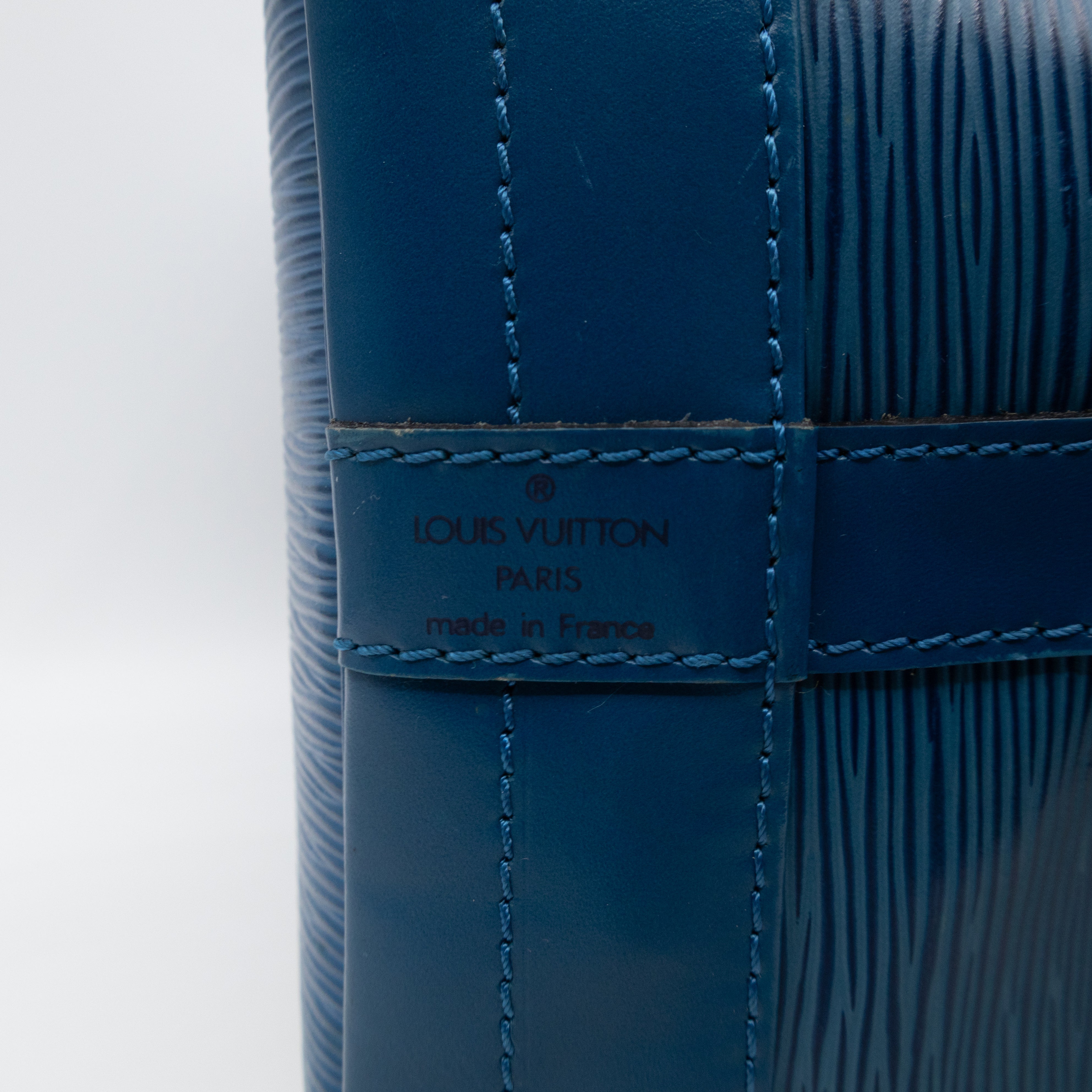 Noe Blue Epi Leather