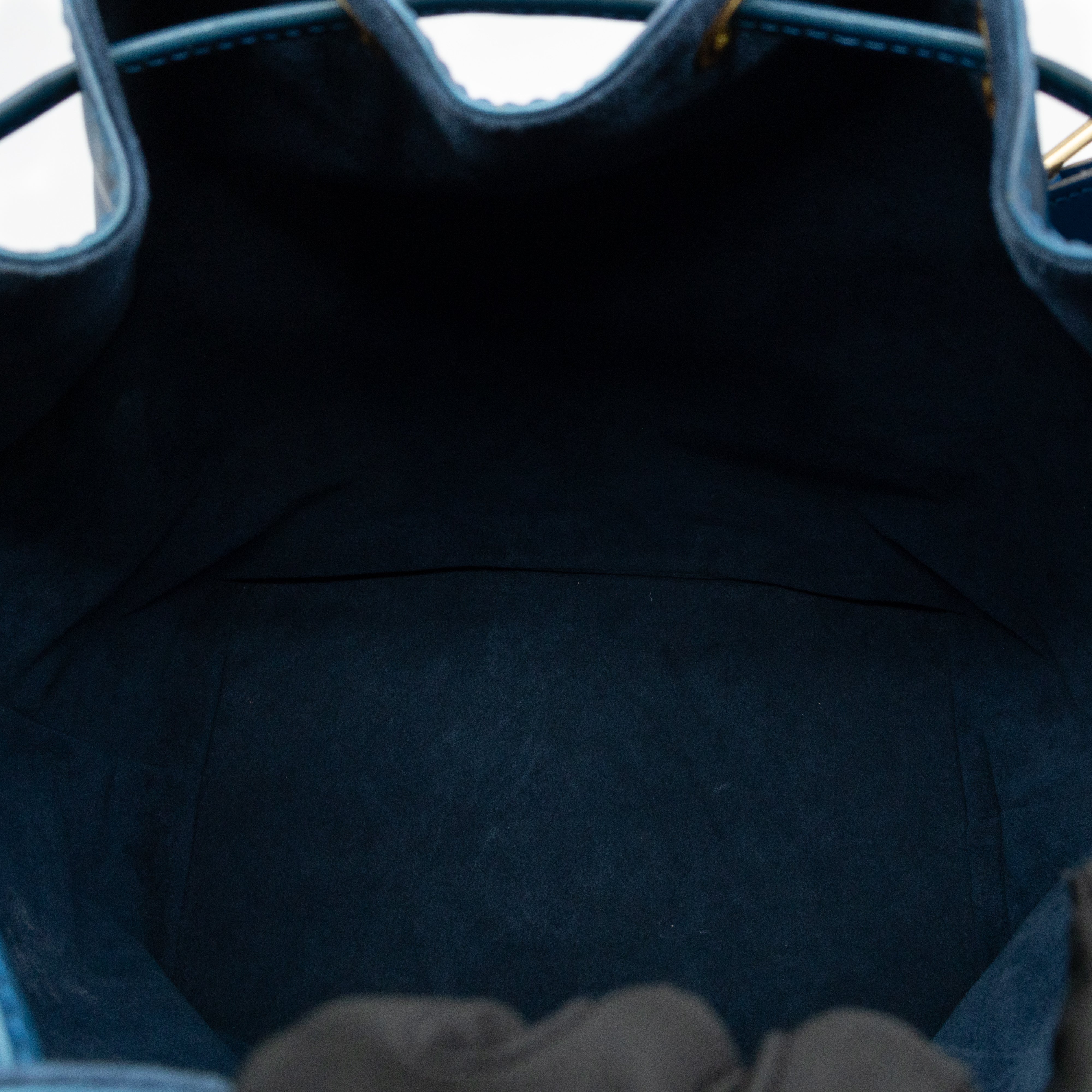 Noe Blue Epi Leather