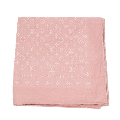 Summer Stardust Jacquard Shawl Pink