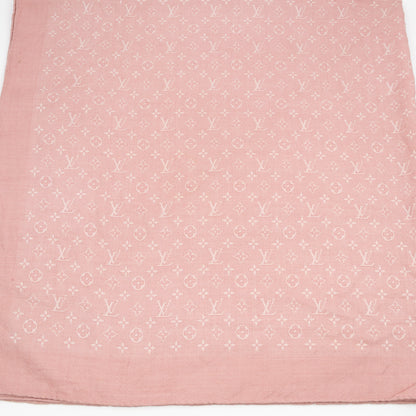 Summer Stardust Jacquard Shawl Pink
