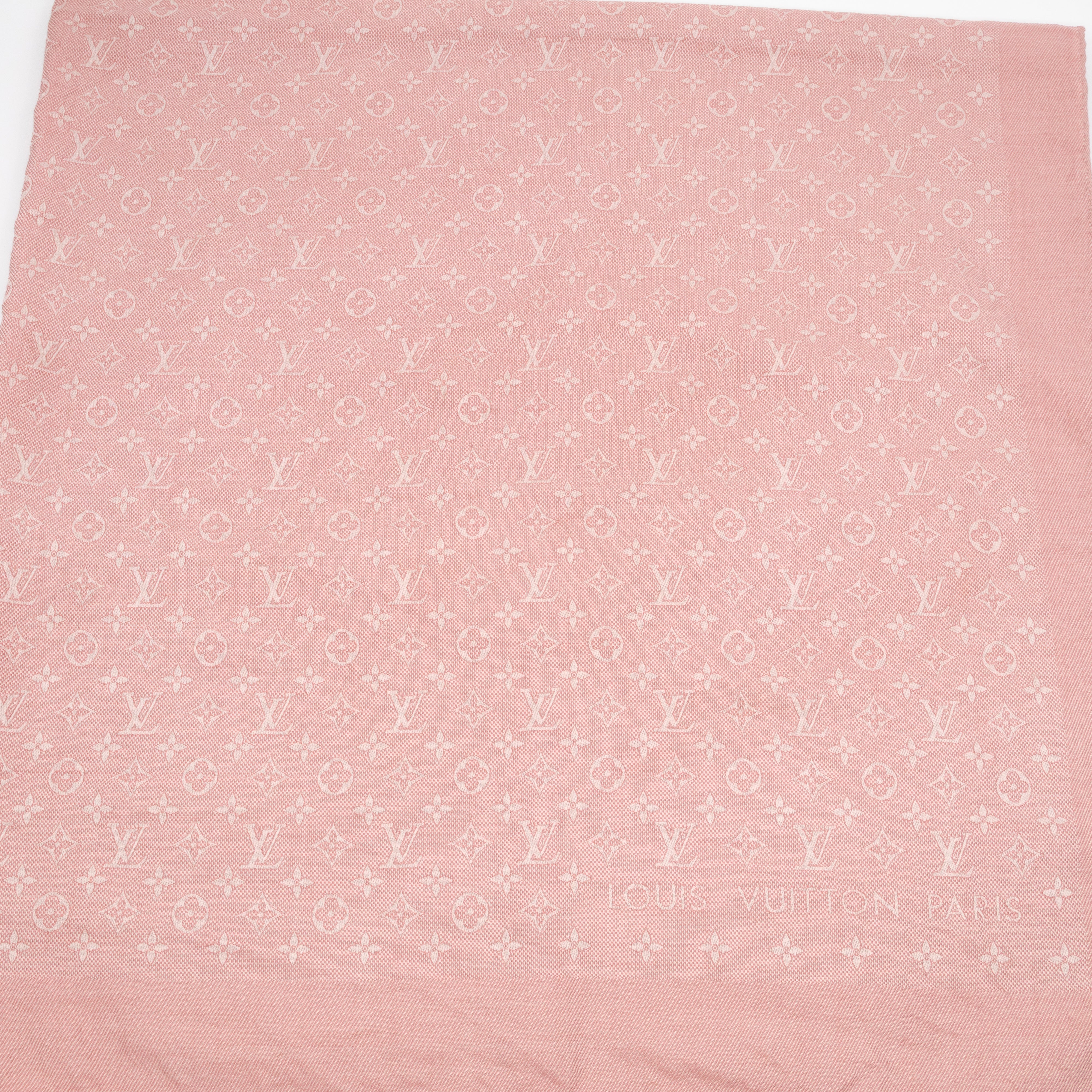 Summer Stardust Jacquard Shawl Pink