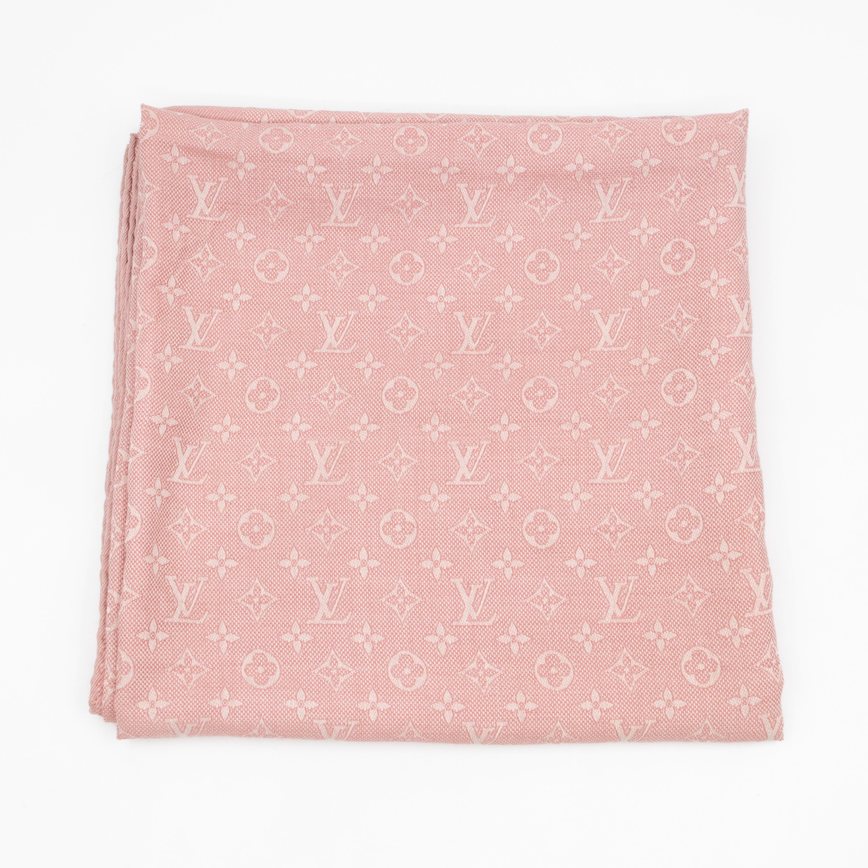 Summer Stardust Jacquard Shawl Pink