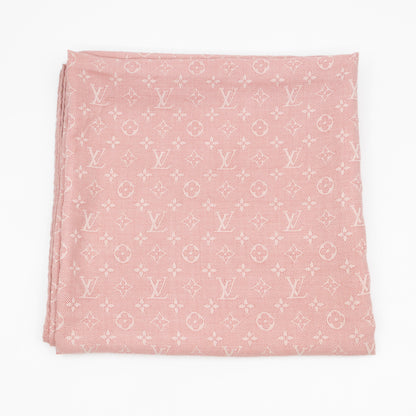 Summer Stardust Jacquard Shawl Pink