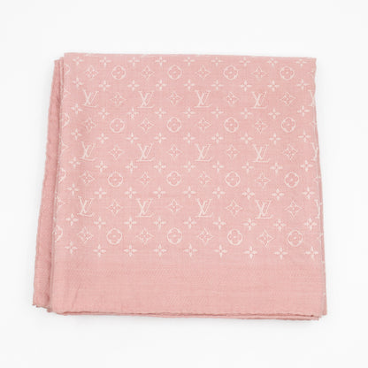 Summer Stardust Jacquard Shawl Pink