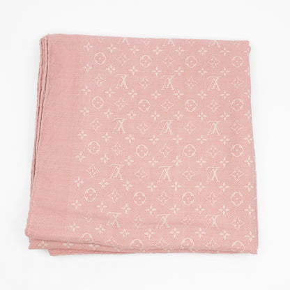 Summer Stardust Jacquard Shawl Pink