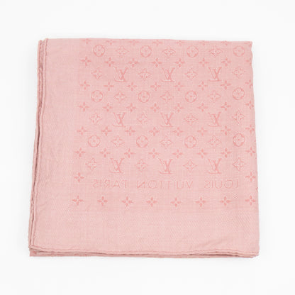 Summer Stardust Jacquard Shawl Pink