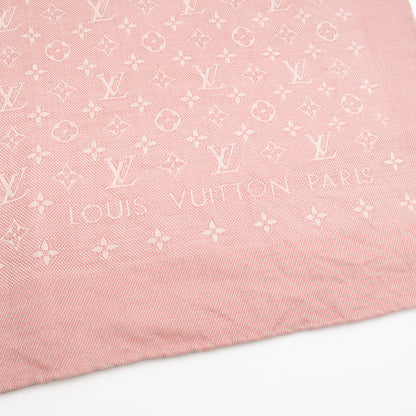 Summer Stardust Jacquard Shawl Pink