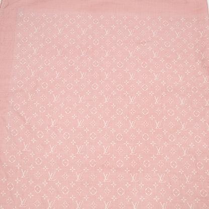 Summer Stardust Jacquard Shawl Pink