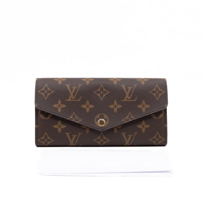 Sarah Wallet Monogram Rose Ballerine