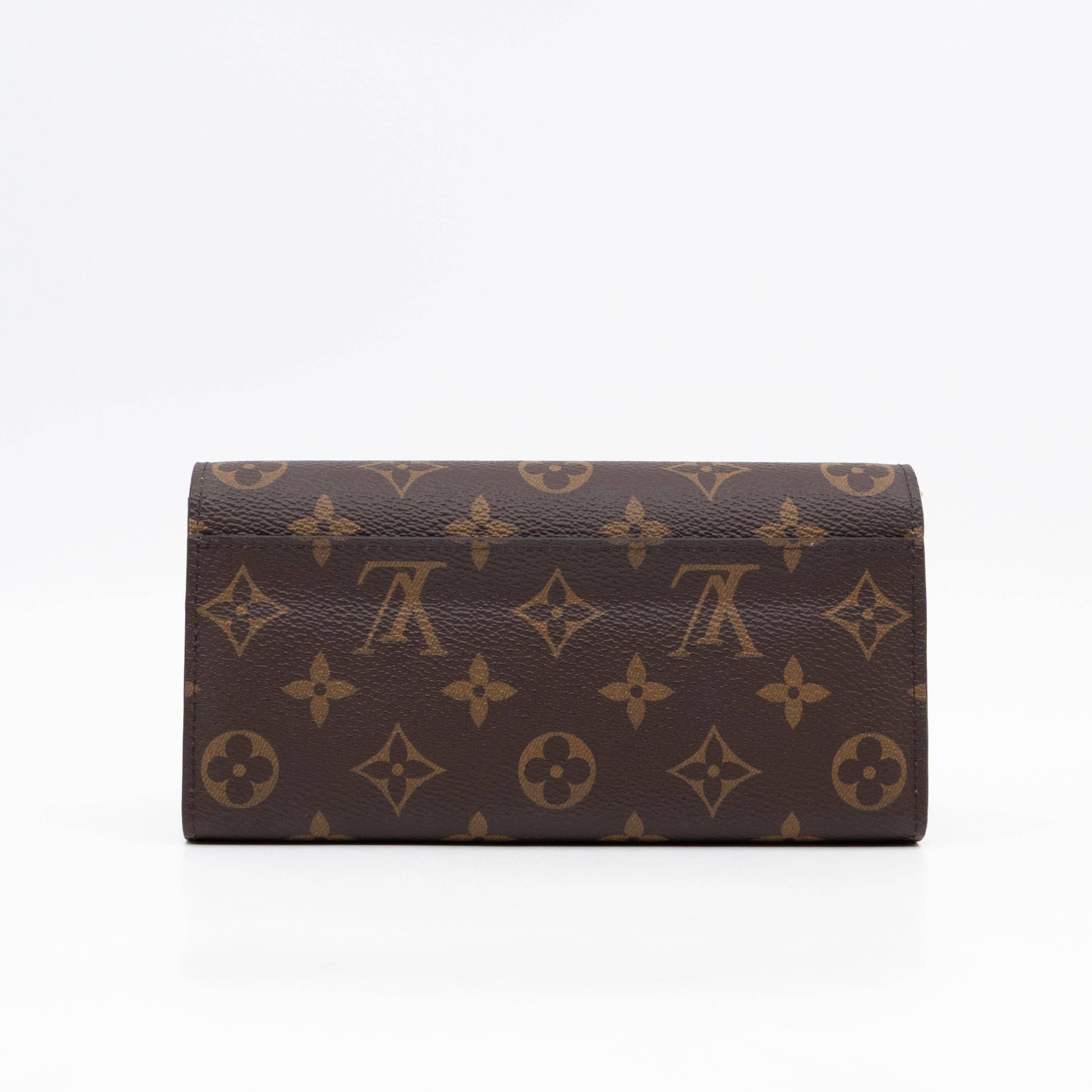 Sarah Wallet Monogram Rose Ballerine