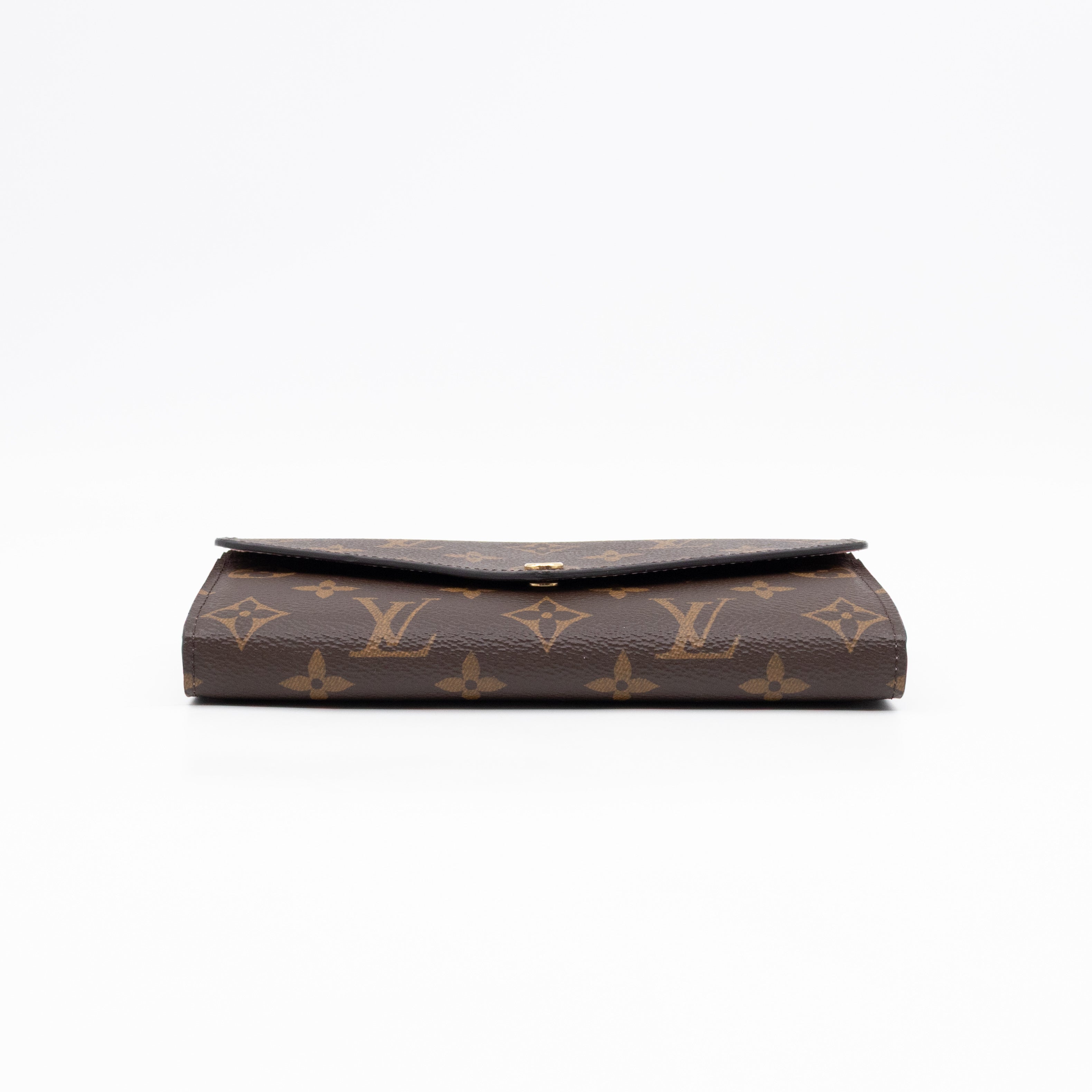 Sarah Wallet Monogram Rose Ballerine