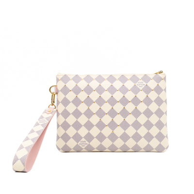 City Pouch Studded Damier Azur
