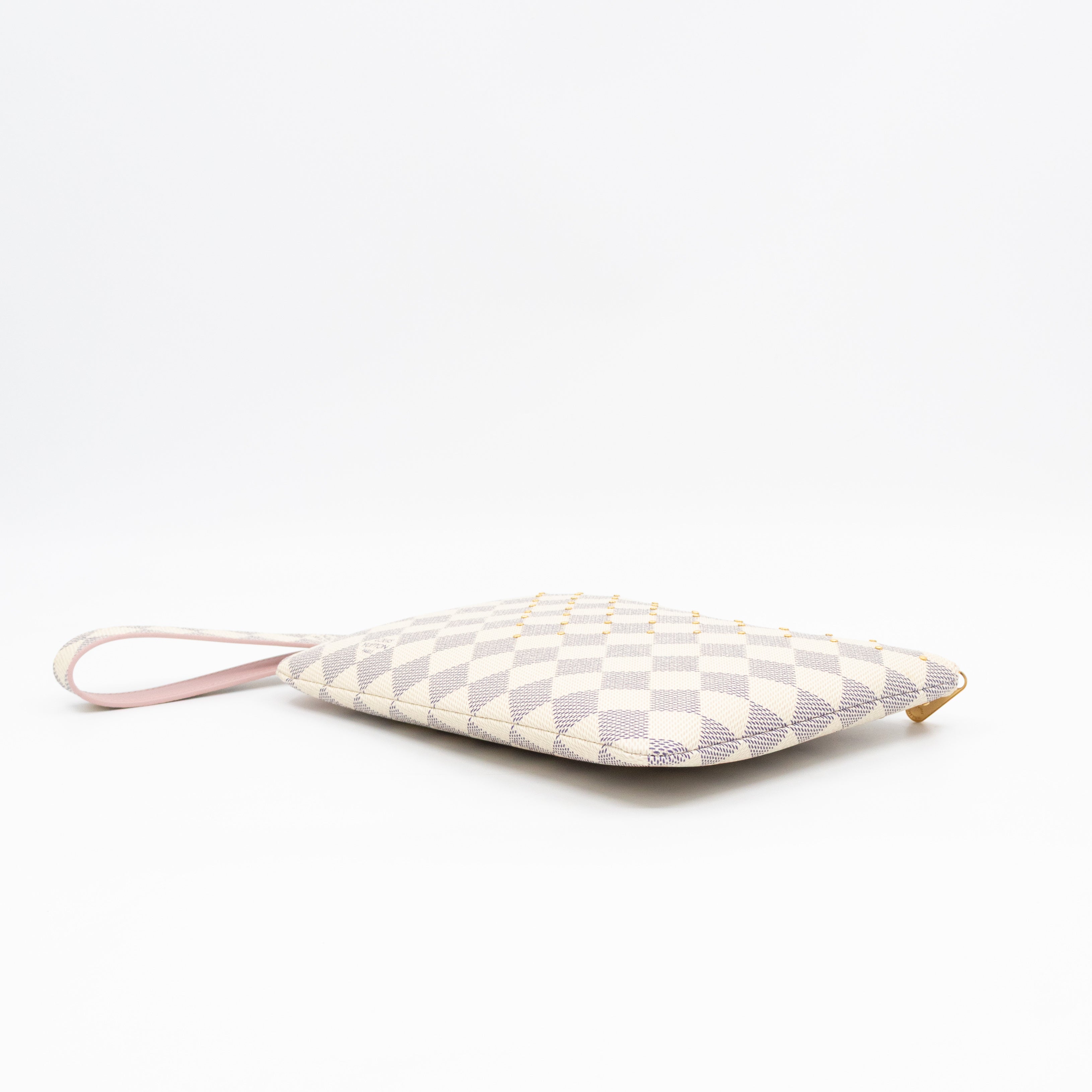 City Pouch Studded Damier Azur