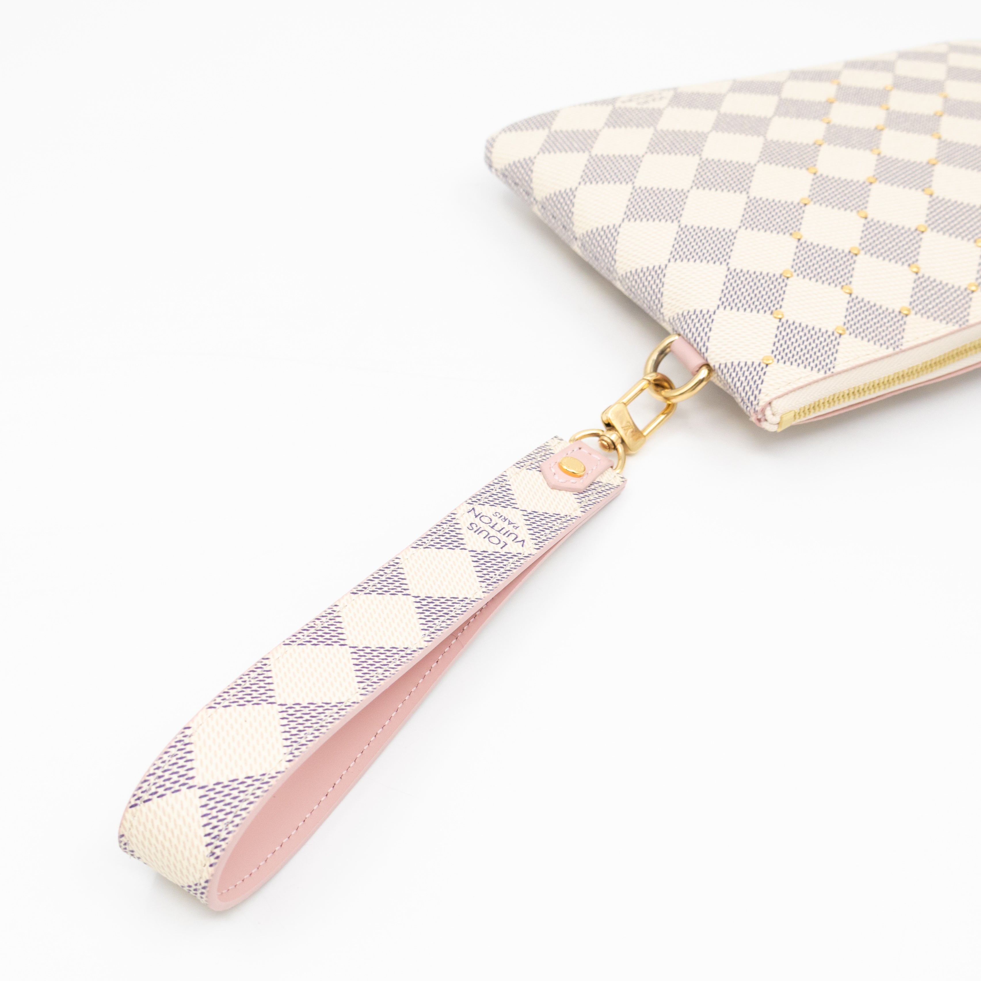 Louis Vuitton City Pouch Studded Damier Azur – Queen Station