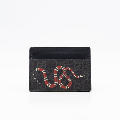 King Snake Card Holder Black GG Supreme